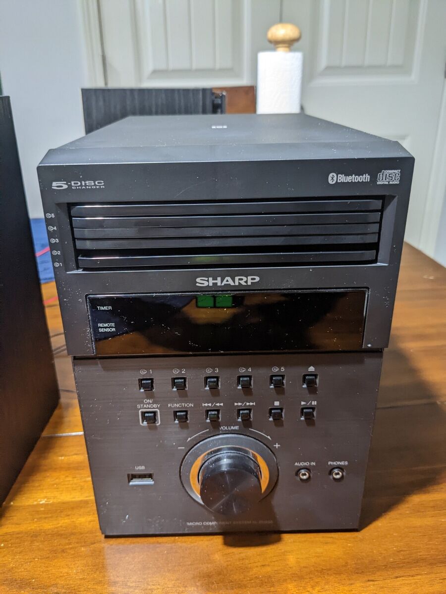 Sharp XL-BH250 5-Disc Micro Shelf Speaker System 74000378452 Sharp XL-BH250 5-Disc Micro Shelf Speaker System 74000378452