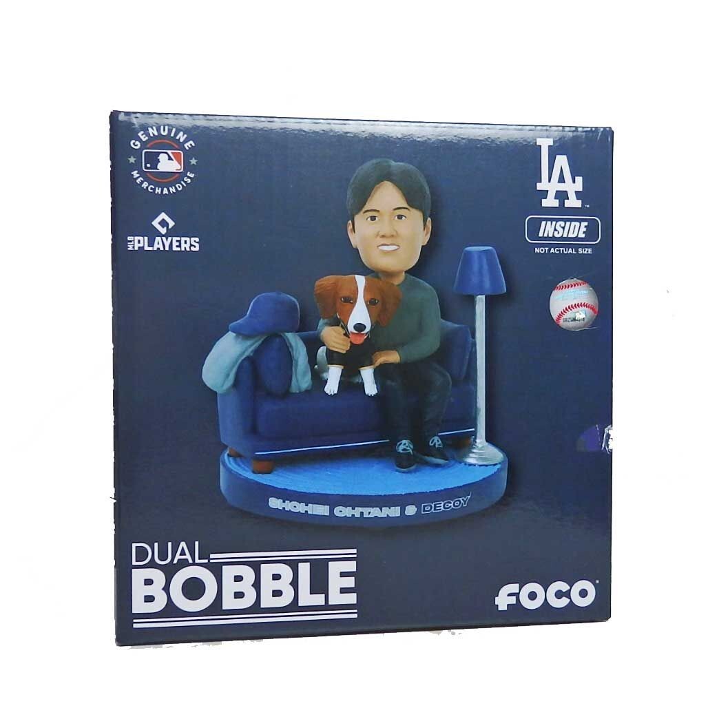 Shohei Ohtani Dodgers Bobblehead w/ Dog Decoy FOCO Limited Edition