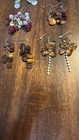 8 pairs of women’s costume earrings  — photo 3