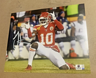 Tyreek Hill Miami Dolphins Signed Autographed 8x10 Kansas City
