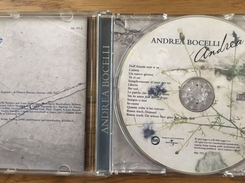 ANDREA BOCELLI - Various CDs-Priced Individually *Part of BUY 1 GET 1 HALF PRICE - Picture 6 of 51