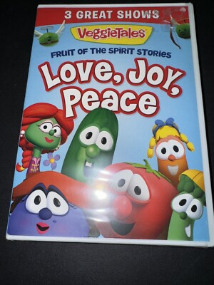 VeggieTales Fruits of the Spirit Stories/Love,Joy,Peace(New/Sealed