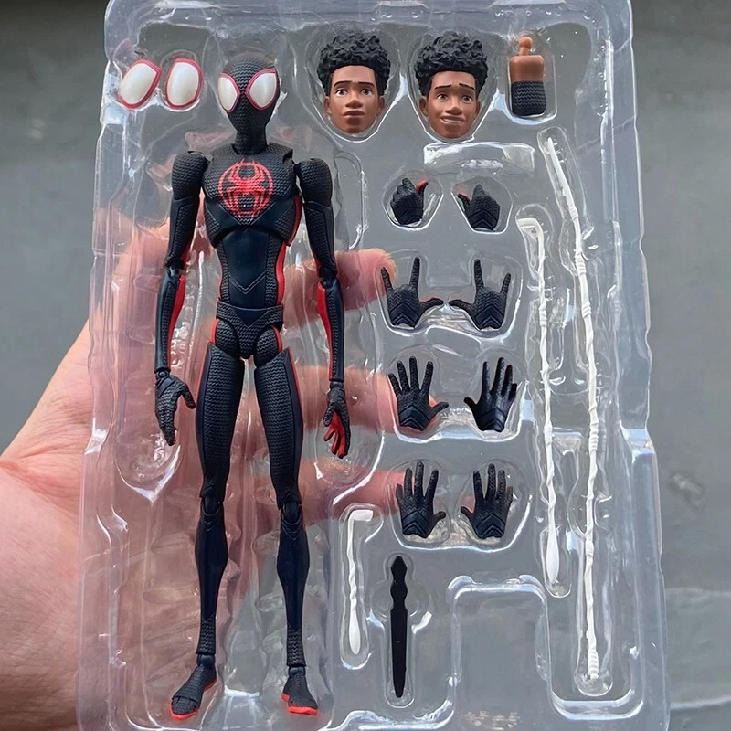 SpiderMan Miles Morales Across the Spider-Verse Action Figure Toy PVC Movable - Image 3 of 4