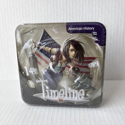 Asmodee Timeline American History Educational Card Game. Brand New