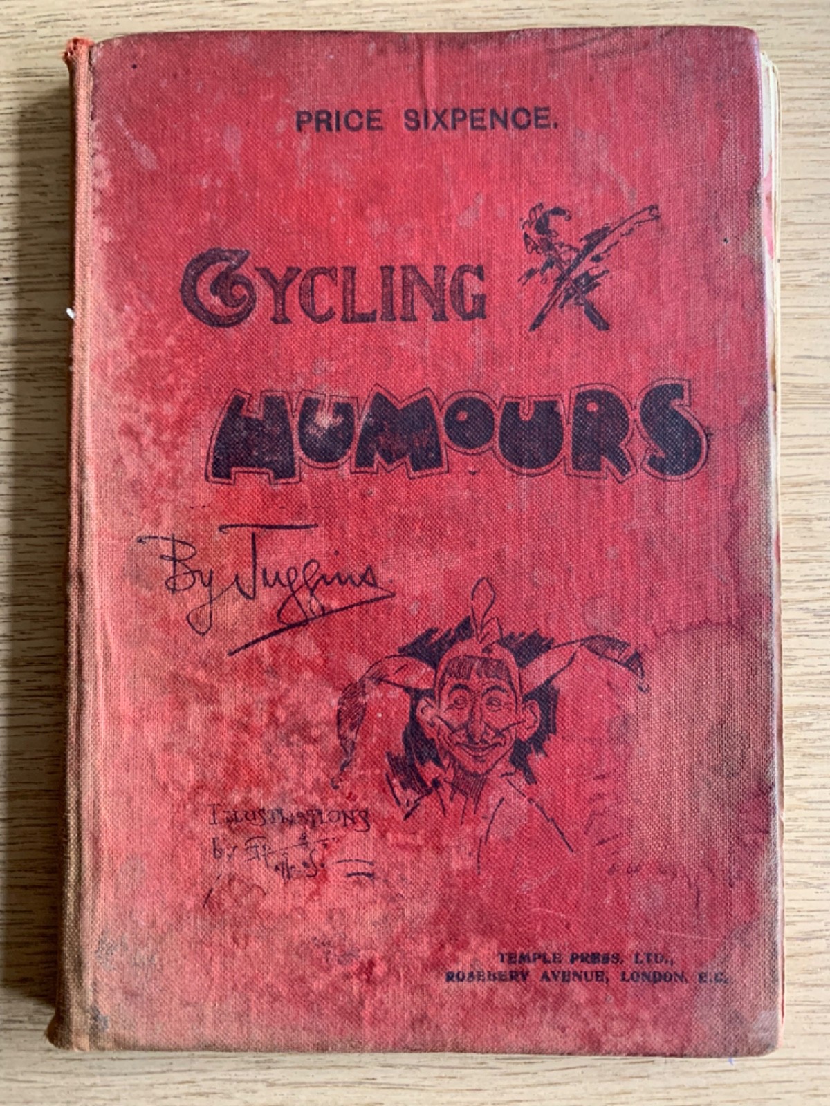 Cycling Humours by Juggins. Illust. Frank Patterson. Temple Press circa 1900.
