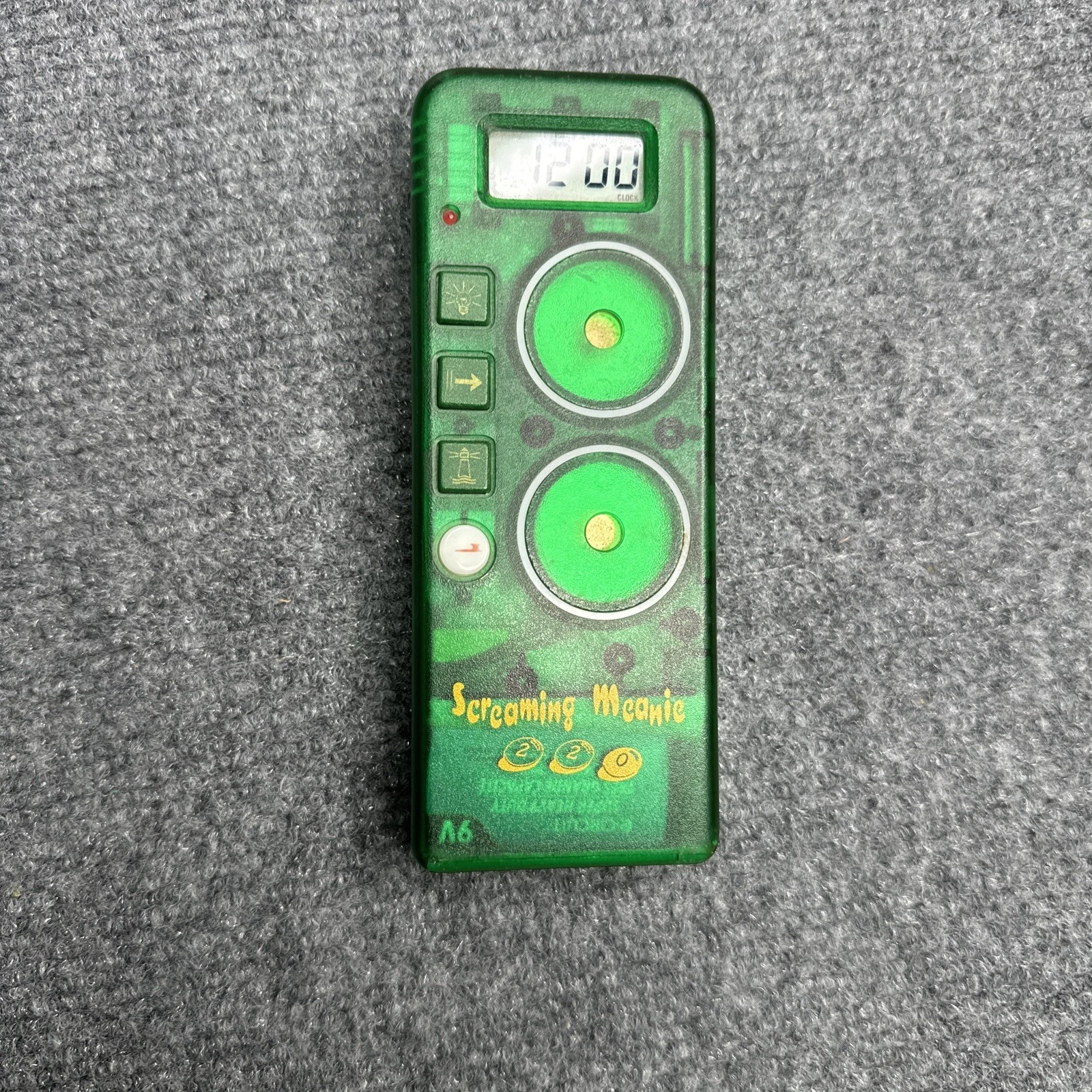 Screaming Meanie TZ-220 Digital Alarm Clock Timer Sound Beacon Night Light Green