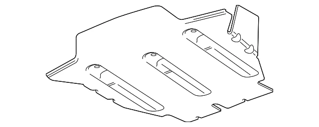 Protector contra salpicaduras genuino GM 23388796 Foto 2 de 3