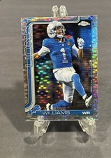 2025 Topps Chrome Jameson Williams Pulsar Refractor #97 Detroit Lions