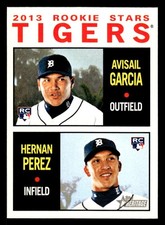 2013 Topps Heritage - Avisail Garcia, Hernan Perez #312 (RC)