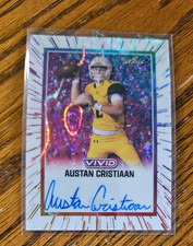 Austan Cristiaan Auto -2025 Leaf Vivid White Lava #/5 BA-AC1 -High School