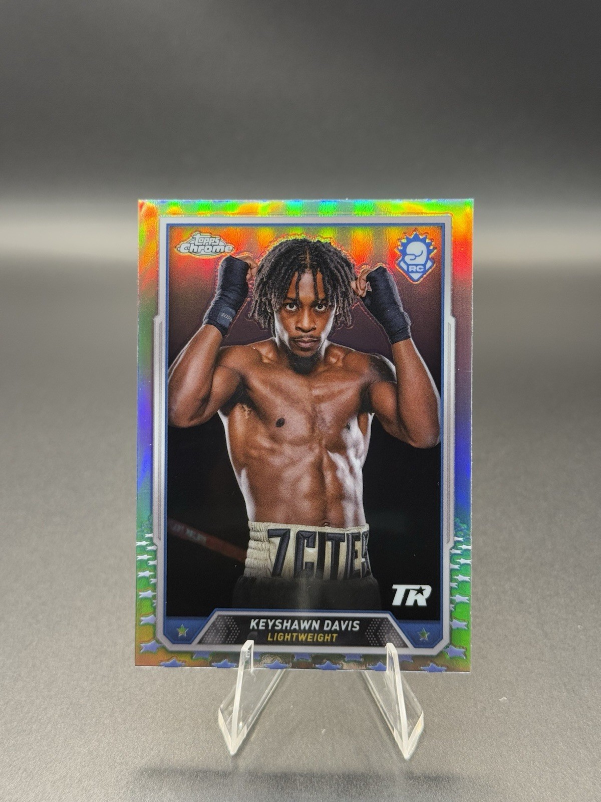 KEYSHAWN DAVIS 2024 TOPPS CHROME BOXING REFRACTOR #5