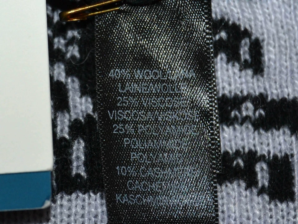 PAUL SMITH Hombre Bufanda con Cachemira PS34 T1P - Imagen 3 de 4