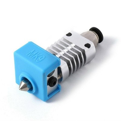 Silver Full Metal 3D Printer Nozzle Extruder Kit For Ender 3 5 Pro CR10 CR10S