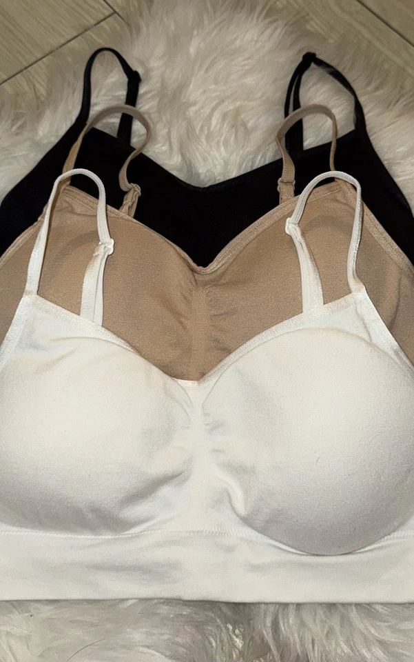 3 Sujetadores Bralettes Jockey Generation Forrados Sin Alambres Para Mujer S Pequeños Foto 3 de 4