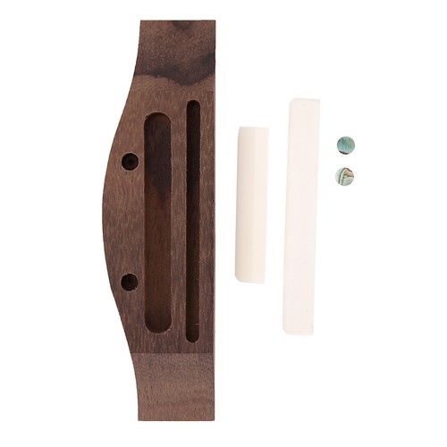 Ukulele Bridge 4mm Shell Upper&Lower Bridges Accessories Parts - Picture 3 of 12
