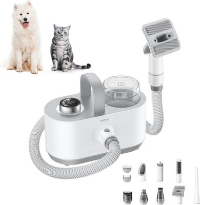 Mova G1 Pro Pet Grooming Vacuum w/ Pet Clipper Nail Grinder LowNoise Hair Remove
