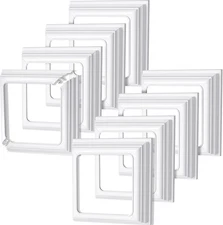 Thyle 8 Pcs True 4x4 Inches Vinyl Post Skirt Post Base Cover Column Wraps for Po