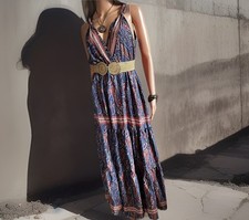 100 % Art Silk # Bohemian Sommer - Kleid # Gr...