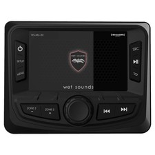 Wet Sounds WS-MC-20 2-Zone Media Center BT/AM/FM/USB, 3" Color Display