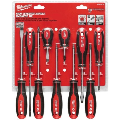 Milwaukee 10 Piece Screwdriver Set 48-22-2710