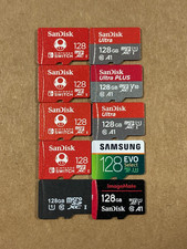 Lot of 10 128 GB Micro SD Cards