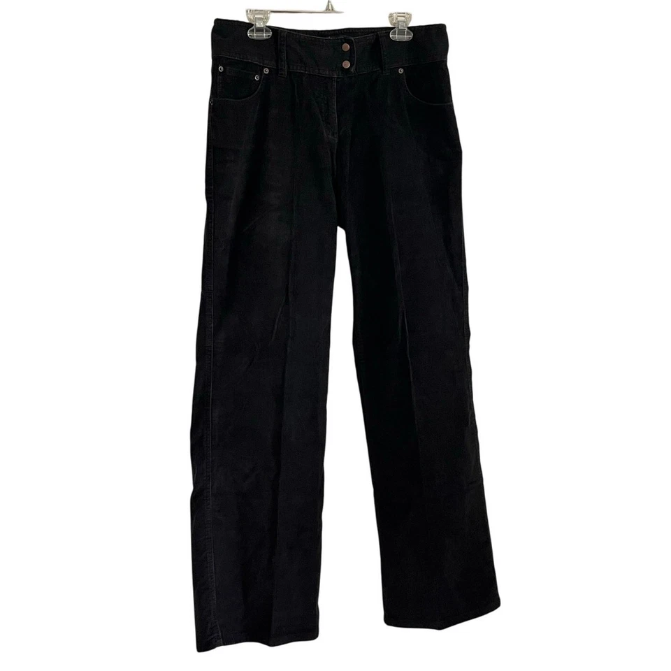 Pantalones Moda International Pana Negros Marisa Fit Talla 12 Largos Foto 2 de 4