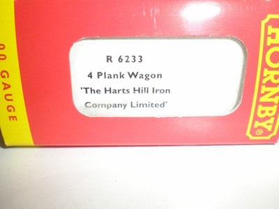 Hornby R6233 4 Planken offener Wagen The Harts Hill Iron Company Ltd Brierley Hill