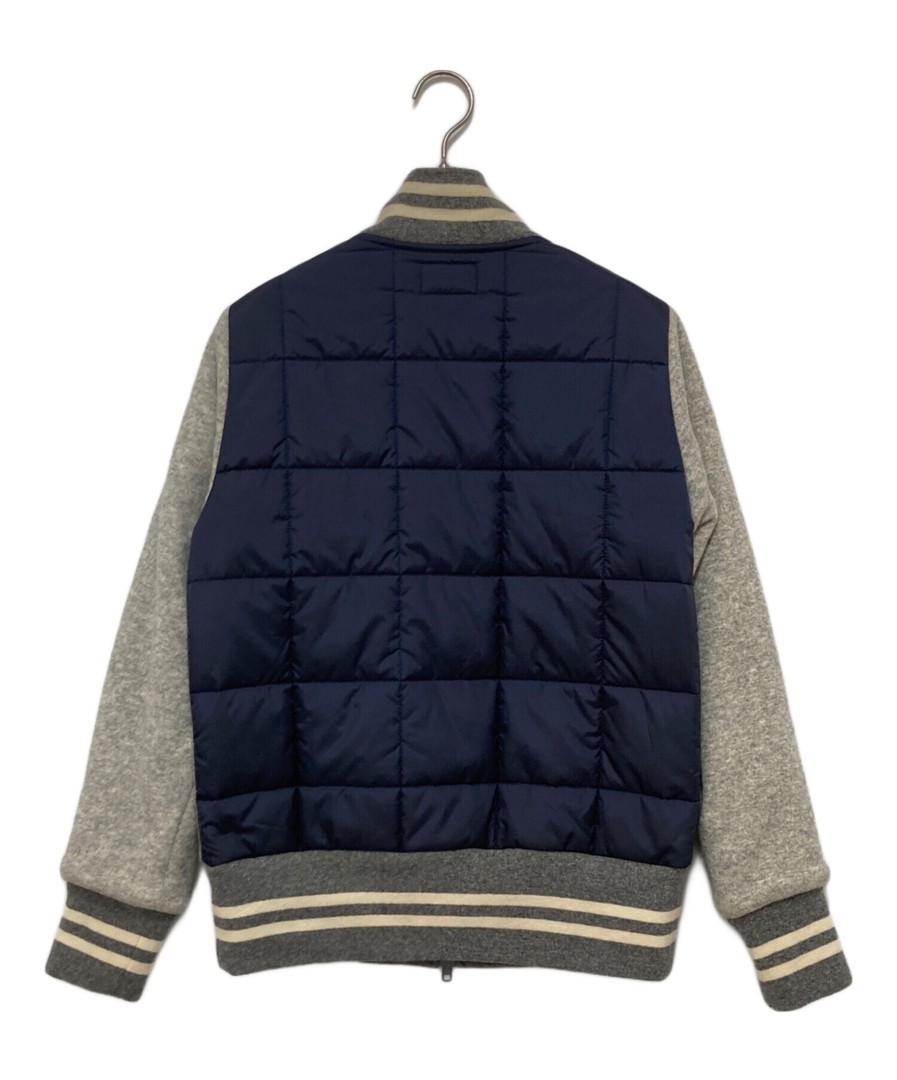 LOOPWHEELER Down Filled Varsity Jacket Grey Size:… - image 2