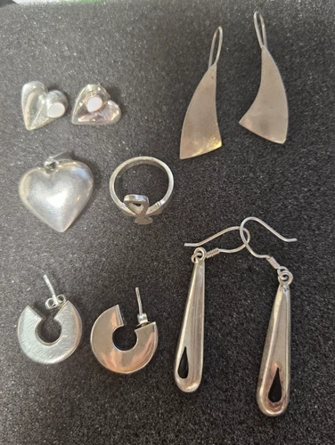 Tasco Vintage 925 Earrings and more lot 0f 6