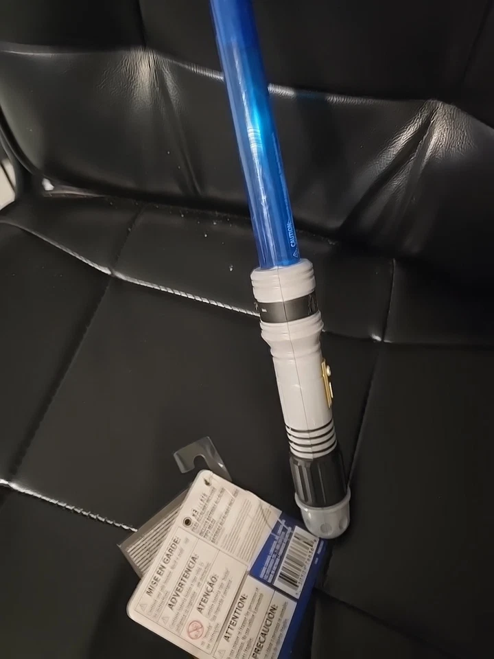 Star Wars Hasbro Azul Jedi Sable de Luz Juguete Iluminado Extensible Cosplay E2243 NUEVO Foto 3 de 4