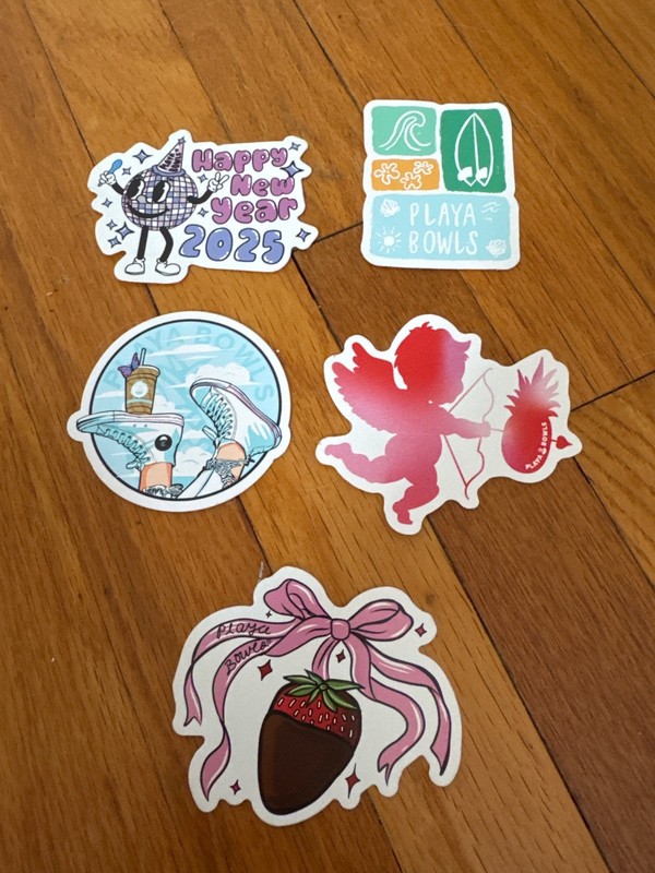 Playa Bowl Stickers