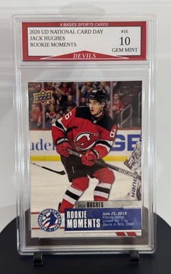 2020 Upper Deck Jack Hughes National Hockey Day Rookie Moments #16  Gem Mint 10!