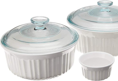 Corningware Round Bakeware Set, French White (10-Piece Set) - Picture 2 of 4