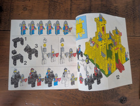 375/6075 & 383/6083 (x2) Yellow Castle & Knight's Tournament Lego instructions