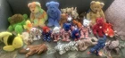 Mix Lot of 27 Various Sizes TY Beanie Babies/ Retired/Vintage/ American Patriot
