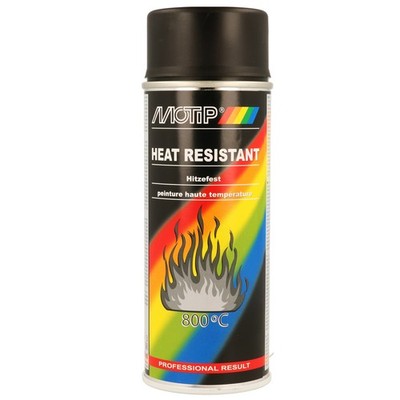 Lackspray schwarz hitzefest 800°C Motip Supertherm 400ml Thermolack Hitzelack