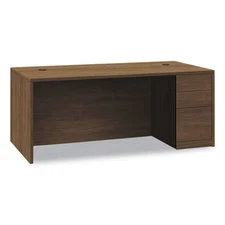 The Hon 105895RPINC 10500 Series Single Full-height Pedestal Desk, Right: