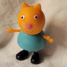 2003 Jazwares Candy Cat From Peppa Pig Movable Legs/Head/Arms 2" Tall