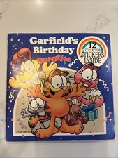 Garfield Birthday Surprise Book Stickers Inside
