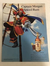 1992 Captain Morgan’s Spiced Rum Print Ad Vintage Advert pa12