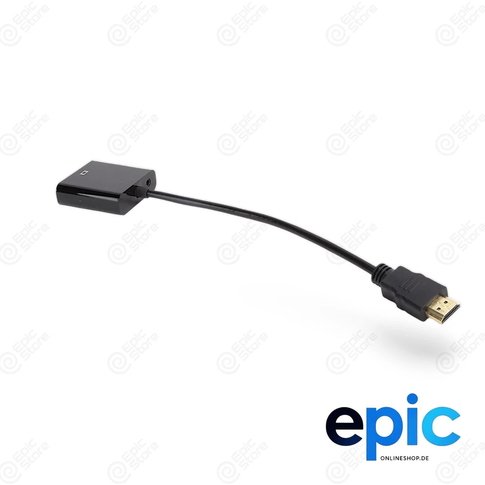 HDMI zu VGA Video Adapter Konverter für Computer Beamer TV PS4 - Bild 4 von 4