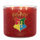 Harry Potter Hogwarts 3-Wick Crackling Hearthwood, Whispering White Woods, Worn