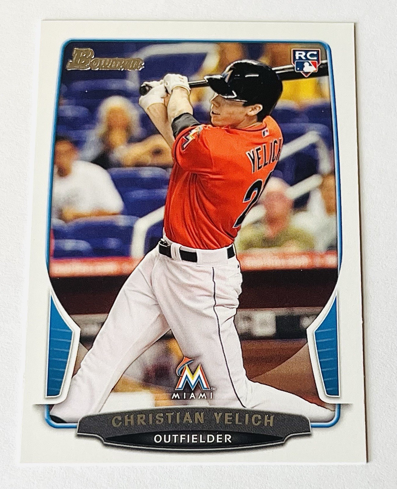 Christian Yelich 2013 Bowman Draft Picks & Prospects #40 Rookie RC Brewers