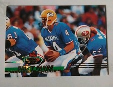 1993 Topps Stadium Club NFL Brett Favre Card #498, Green Bay Packers 