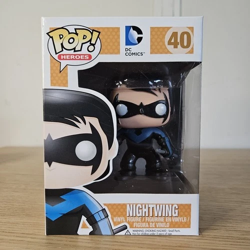 Funko Pop DC Universe Nightwing #40 2013 DC Comics VAULTED - IN BOX - SEE PHOTOS