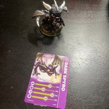 Skylanders Spyro's Adventure Variant DARK SPYRO Series 1 2011 Figure WITH CARD