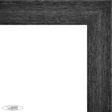 Photo Size Contemporary Black Frame - UV Acrylic, Backing, Hanging Hardware