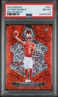 2024 PANINI MOSAIC RED SPARKLE #302 JAYDEN DANIELS ROOKIE RC PSA 8