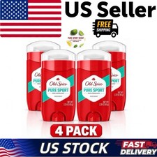 4 pack Old Spice High Endurance Deodorant for Men Pure Sport Scent 2.25 oz