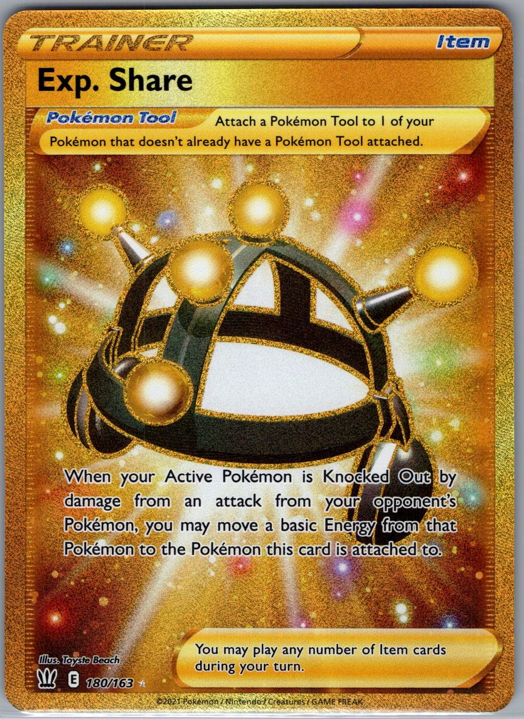 Exp. Share 180/163 SWSH05: Battle Styles - Pokemon Card - NM